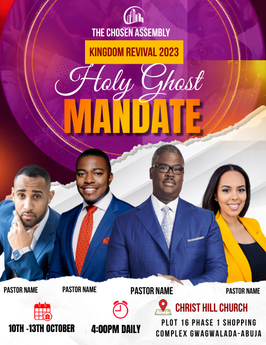 Church Flyer (US Letter) template