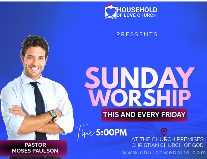church Pamflet (VSA Brief) template