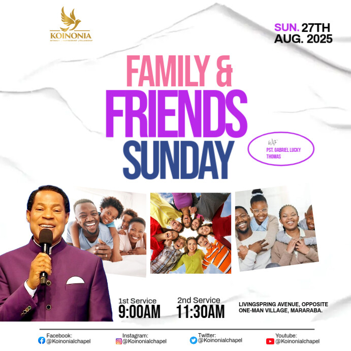 CHURCH Instagram Plasing template