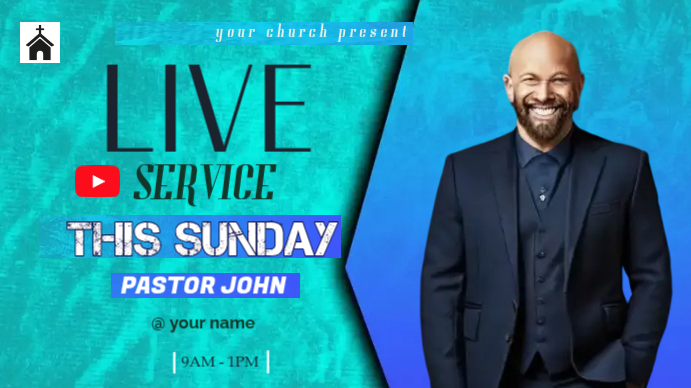 Church YouTube Thumbnail Template | PosterMyWall