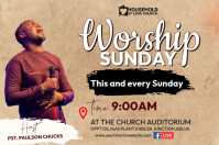 Church Affiche template