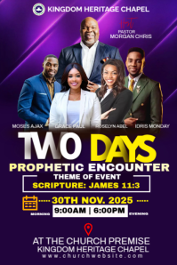 Church Plakat template