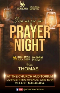 Church Half Page Wide template