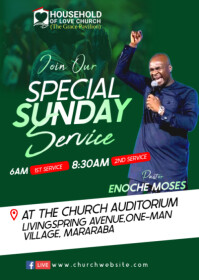 Church A6 template