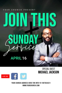 Church Pinterest Graphic template