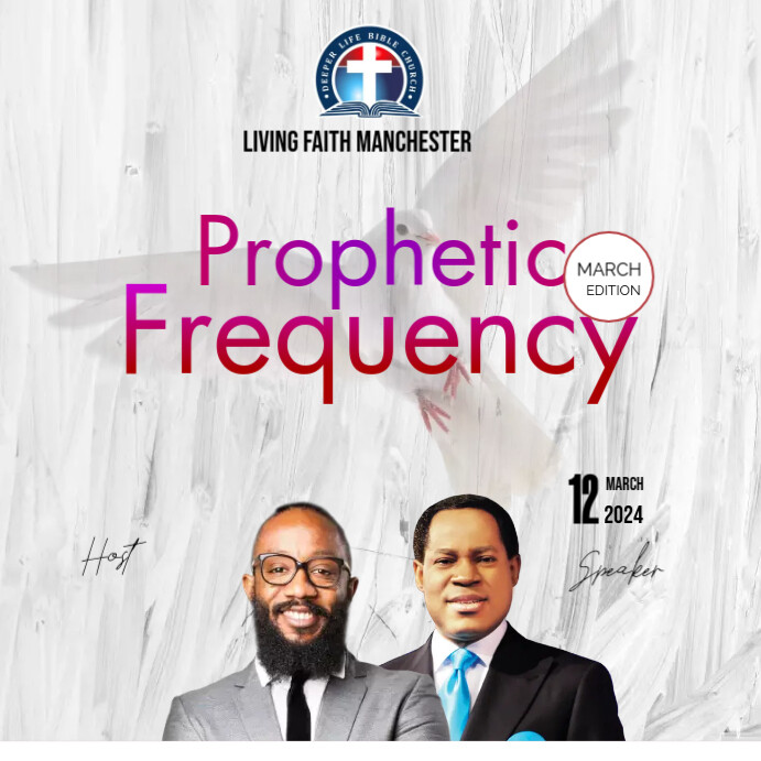 Prophetic Frequency Event Template | PosterMyWall