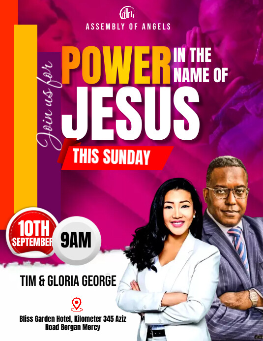 Church Flyer (US Letter) template