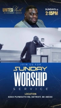 Church  Digital Display (9:16) template