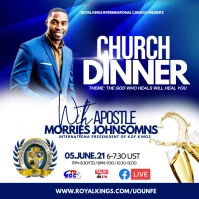 Church dinner Instagram Post template