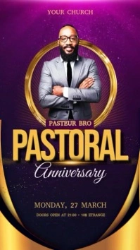 Church Display Pantalla Digital (9:16) template
