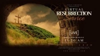 Virtual RESURRECTION Service LIVE Template Facebook 封面视频 (16:9)