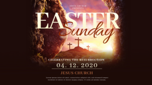 Church Easter Sunday Templates Présentation (16:9)