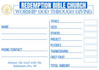 church envelope A6 template