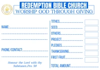 church envelope A6 template