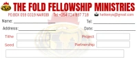 church envelopes template