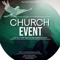 CHURCH EVENT AD Square (1:1) template