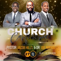 CHURCH EVENT conference ad template Instagram Post