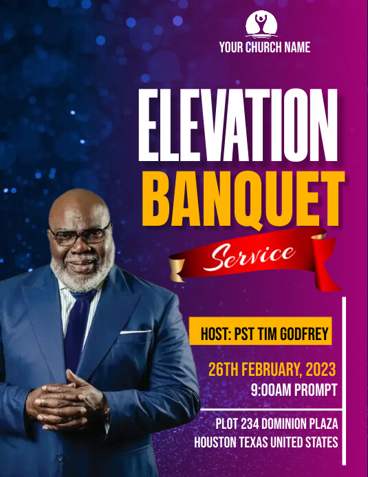 Church event Flyer (Letter pang-US) template