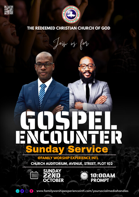 Event Program Theme Building Church event design template | PosterMyWall