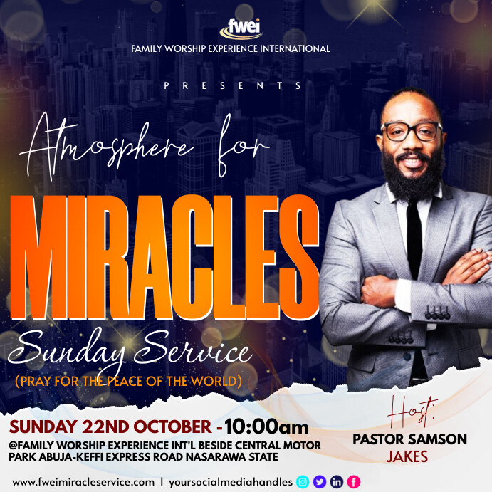 Copy of Church event design template | PosterMyWall