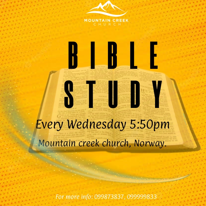 church event Instagram Post template