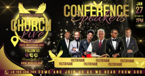 Black Church Conference Facebook Shared Image Template