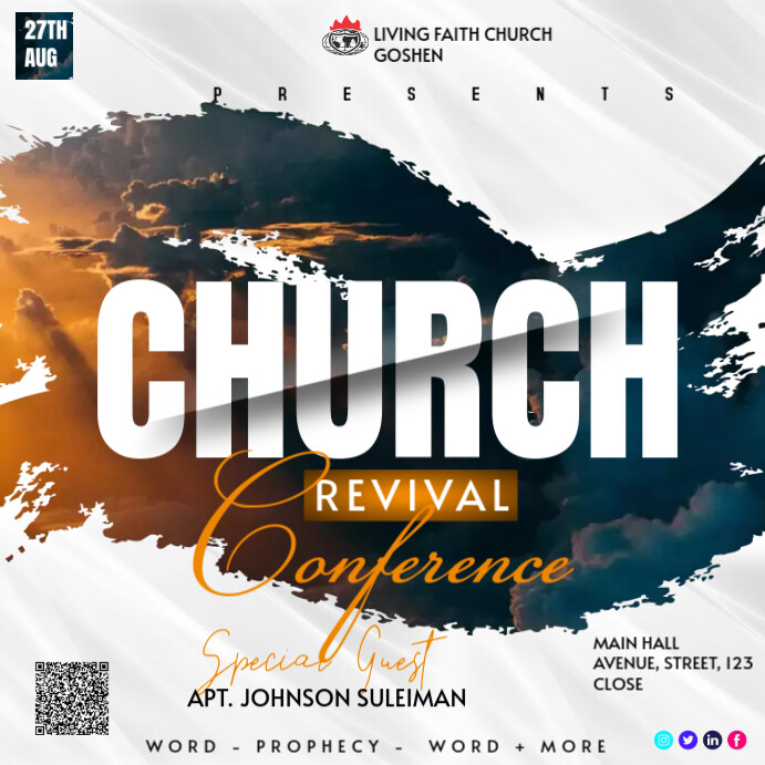 Copy of Church Event flyer | PosterMyWall