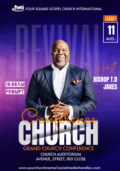 Church event flyer Template | PosterMyWall