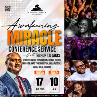 church event flyer Message Instagram template