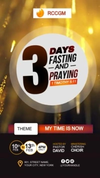 church event flyer Instagram Story template