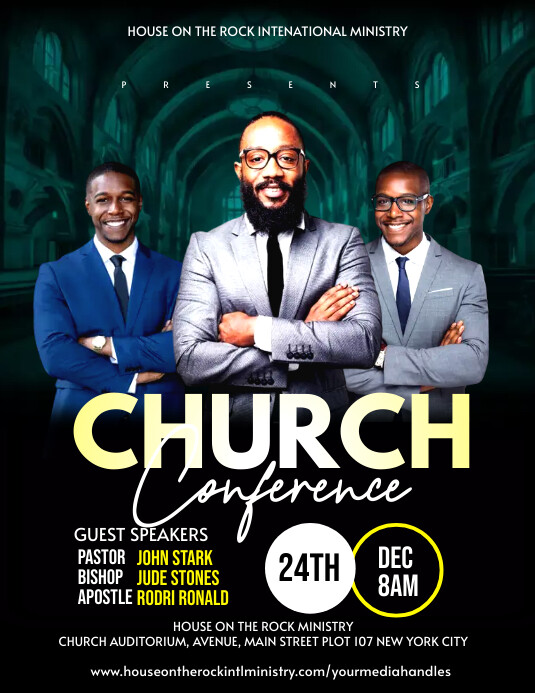 Church event flyer Template | PosterMyWall