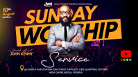 church event flyer Presentation (16:9) template
