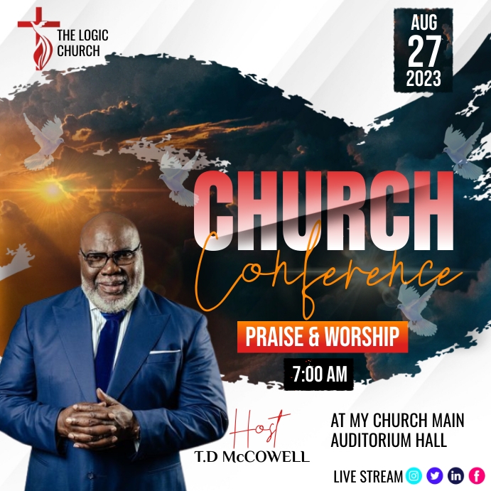Copy of church event flyer | PosterMyWall