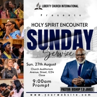 Church Inauguration Design Blue Church Inauguration Instagram Post Template | PosterMyWall