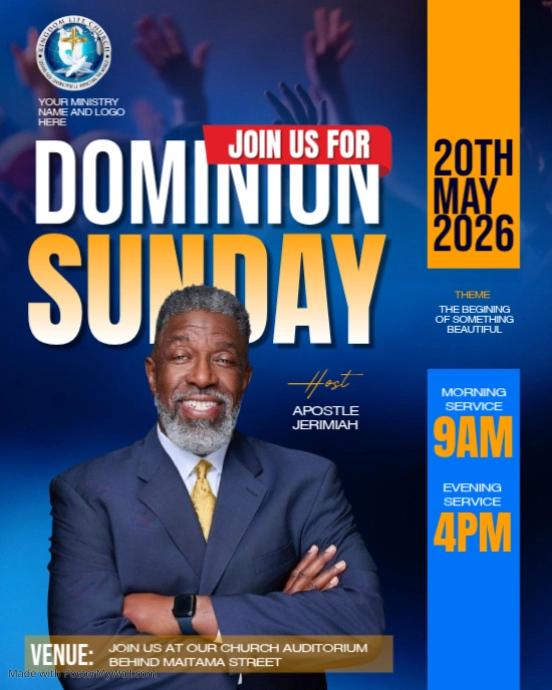 church event flyer Template | PosterMyWall