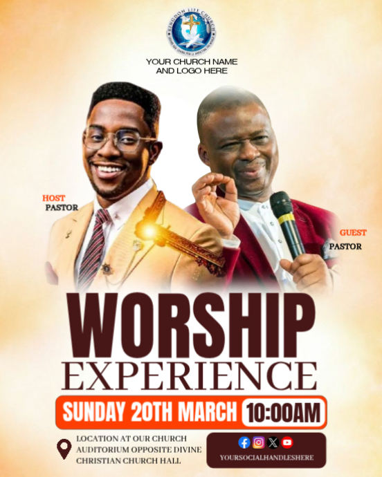 church event flyer Template | PosterMyWall