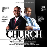 church event flyer Instagram Post template