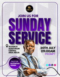 church event flyer template
