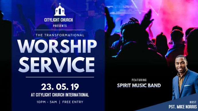 Church Event Flyer Template Postermywall