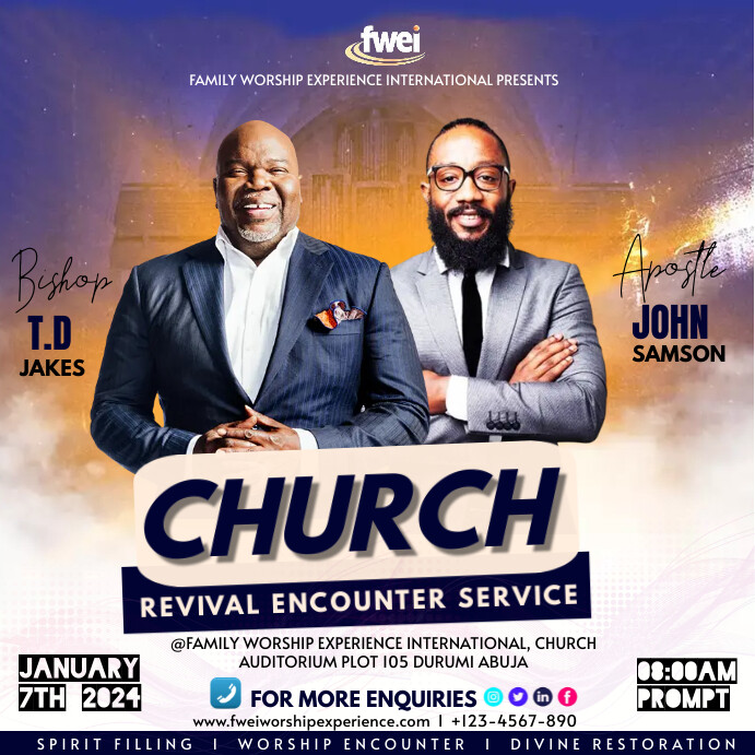 Copy of Church Event Flyer | PosterMyWall