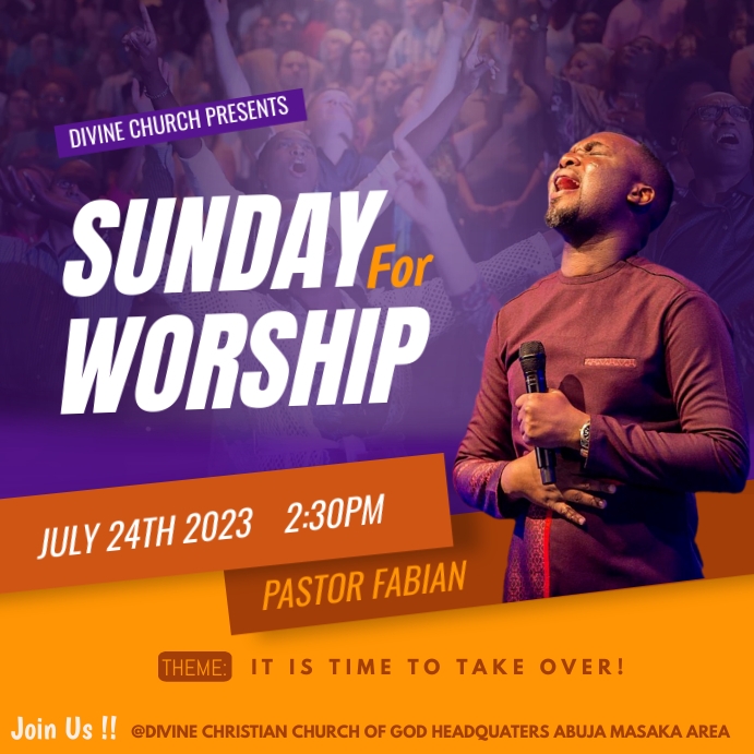 church event flyer Template | PosterMyWall
