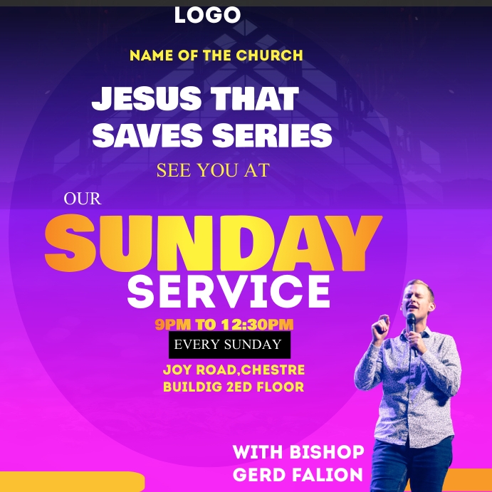 CHURCH EVENT FLYER POSTER Template | PosterMyWall