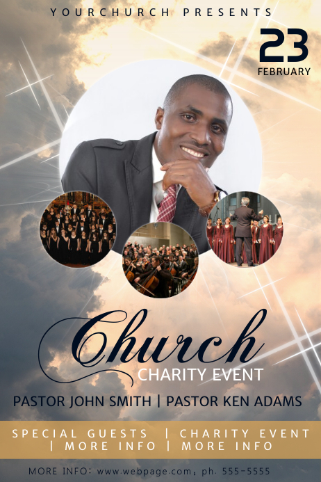 Church Event Flyer Template Postermywall