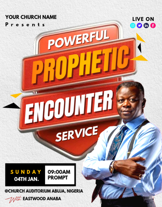 Modèle Church event flyer template | PosterMyWall