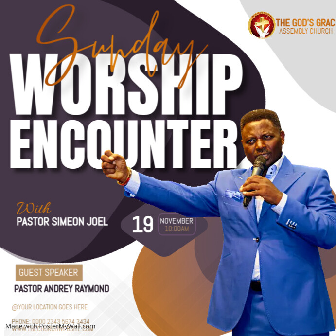 Church event Flyer template | PosterMyWall