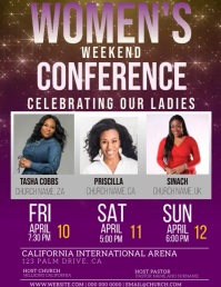 59 210 Church Women S Conference Flyer Template Customizable Design Templates Postermywall