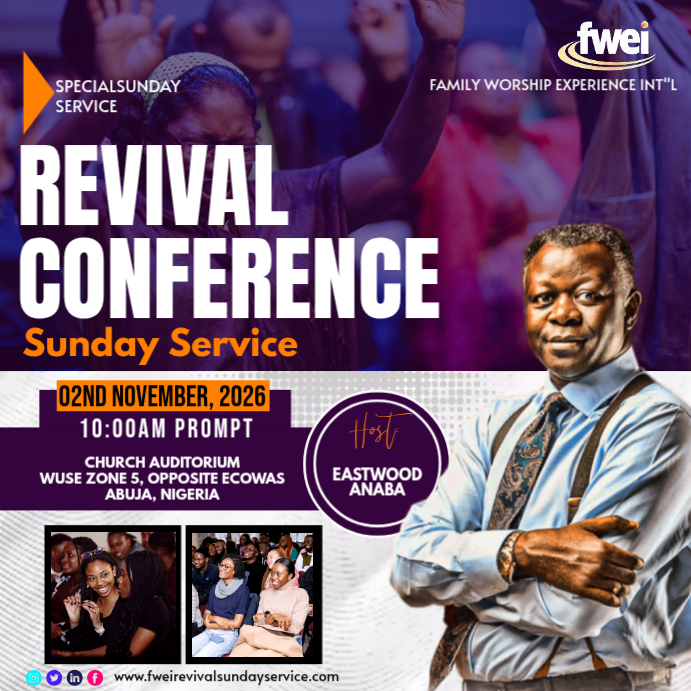 Church Event Flyer Instagram Ad Template | PosterMyWall