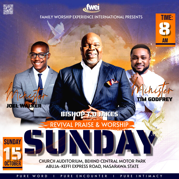 Church event flyer template | PosterMyWall