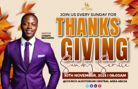 church event flyer template Tabloid