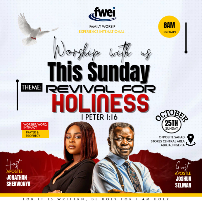 Church Event Flyer Instagram Ad Template | PosterMyWall
